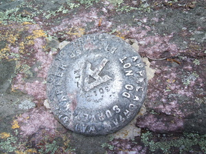 Appalachian Trail Survey Marker