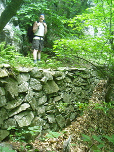Appalachian Trail Rock work, Jamie