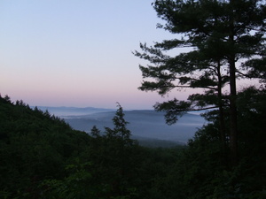 Appalachian Trail Sunrise, Clouds in the Valley