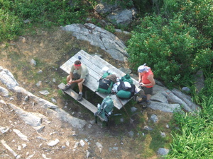 Appalachian Trail Gary and Jamie from Catfish Fire tower (41.047592, -74.972445)