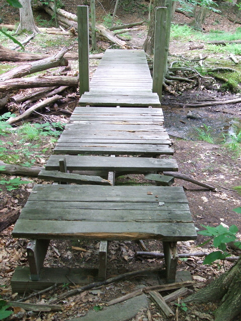 Appalachian Trail - Not all bridges on the AT are in good shape