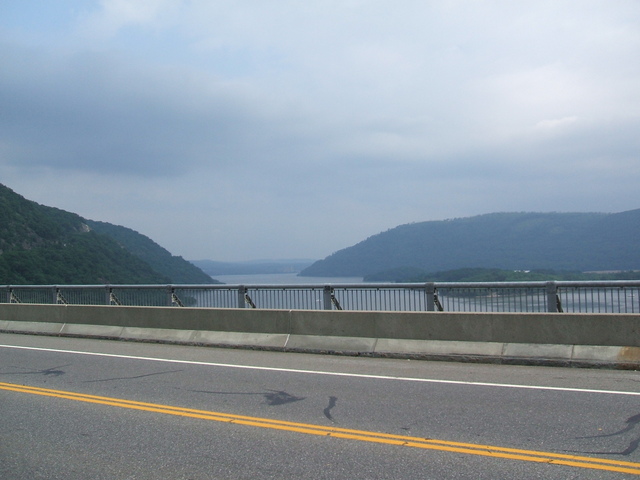Appalachian Trail - Bear Mountain Bridge over Hudson River 