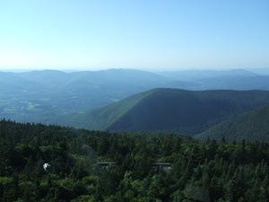 Appalachian Trail View from Mount Graylock Tower