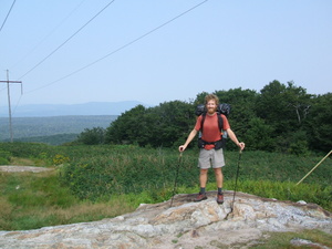 Appalachian Trail Hiker Two Lions, Powerline (42.795109, -73.138718)