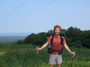 Appalachian Trail Hiker Two Lions, Powerline (42.795109, -73.138718)