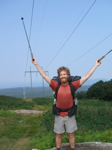 Appalachian Trail Hiker Two Lions, Powerline (42.795109, -73.138718)