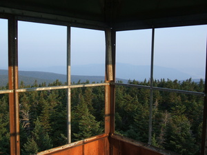 Appalachian Trail From fire tower (Little Pond Lookout)