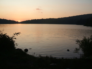 Appalachian Trail Stratton Pond, Sunset - another 1 minutes