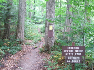 Appalachian Trail Entering Gifford Woods State Park