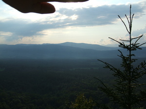 Appalachian Trail With hand