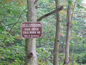 Appalachian Trail AT/LT Crossing 3500 Upper River, Cold River Road