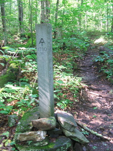 Appalachian Trail Monument - 2142 miles total