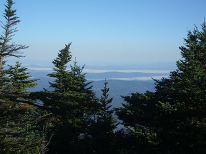 Appalachian Trail Fog in valley