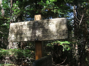 Appalachian Trail Webster Jackson Trail, Silver Cascade 1.0 miles