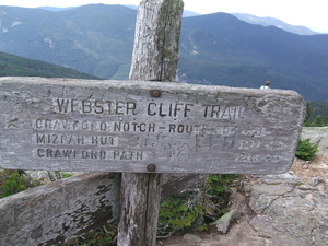 Appalachian Trail Webster Cliff Trail