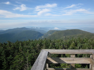 Appalachian Trail View from Tower on Old Speck Mountain