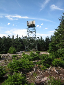 Appalachian Trail Tower on Old Speck Mountain