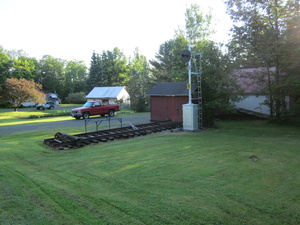 Appalachian Trail Railroad track & semaphore on Bodfish Road