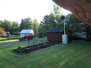 Appalachian Trail Railroad track & semaphore on Bodfish Road