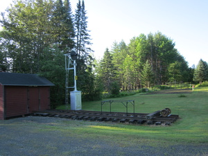 Appalachian Trail Railroad track & semaphore on Bodfish Road