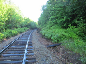 Appalachian Trail Canadian Pacific Railroad tracks