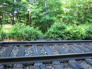 Appalachian Trail Canadian Pacific Railroad tracks