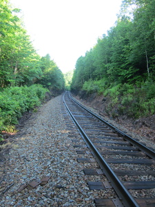 Appalachian Trail Canadian Pacific Railroad tracks