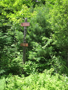 Appalachian Trail Two Appalachin Trail North signs on same post