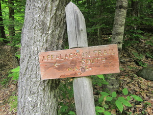 Appalachian Trail Sign South of Shirley-Blanchard Road