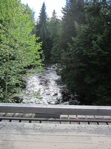 Appalachian Trail Road bridge over Bald Mountain Stream.  Off trail