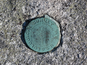 Appalachian Trail US Geological Survey Marker