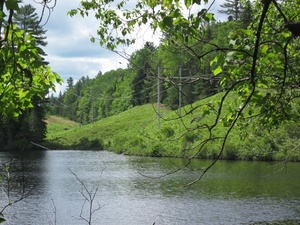 Appalachian Trail Moxie Pond (Which is 8 miles long)