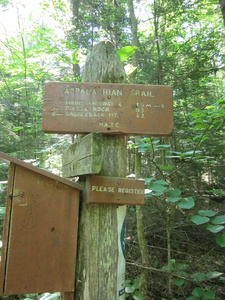 Appalachian Trail Trail registration box