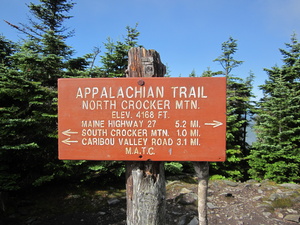 Appalachian Trail North Crocker Mountain