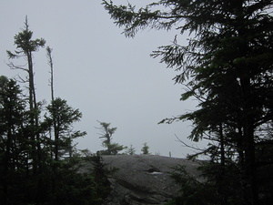 Appalachian Trail Socked in viewpoint