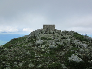 Appalachian Trail Remains of old lookout hut