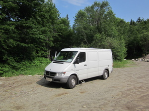 Appalachian Trail Our Sprinter van.