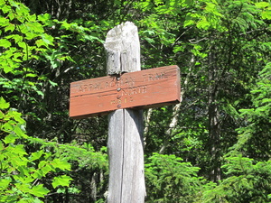 Appalachian Trail Trail leaves road