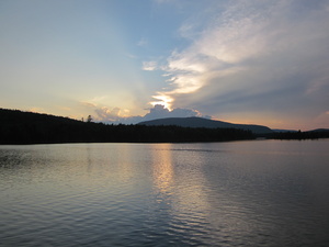 Appalachian Trail Sunset over Pierce Pond