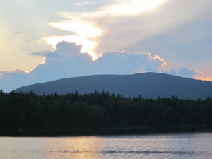 Appalachian Trail Sunset over Pierce Pond