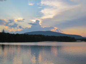 Appalachian Trail Sunset over Pierce Pond