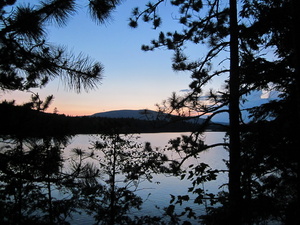 Appalachian Trail Sunset over Pierce Pond