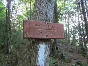 Appalachian Trail To waterfall on Pierce Pond Stream