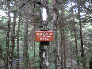 Appalachian Trail Barren Slide