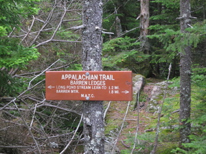 Appalachian Trail Barren Ledges