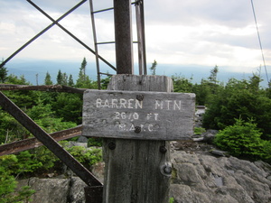 Appalachian Trail Tower Barren Mountain