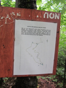 Appalachian Trail Relocation Sign