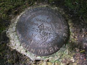 Appalachian Trail Benchmark 502 feet