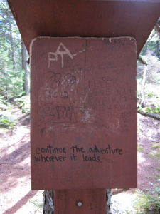 Appalachian Trail continue the adventure wherever it leads.
