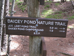 Appalachian Trail Daicey Pond Nature Trail